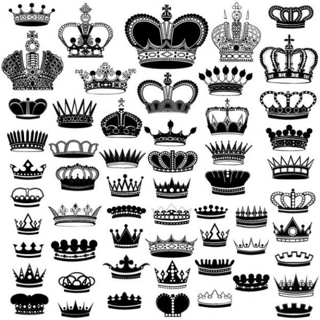 626x626 European Crown Silhouette Vector Always Wanted A Crown Tattooed