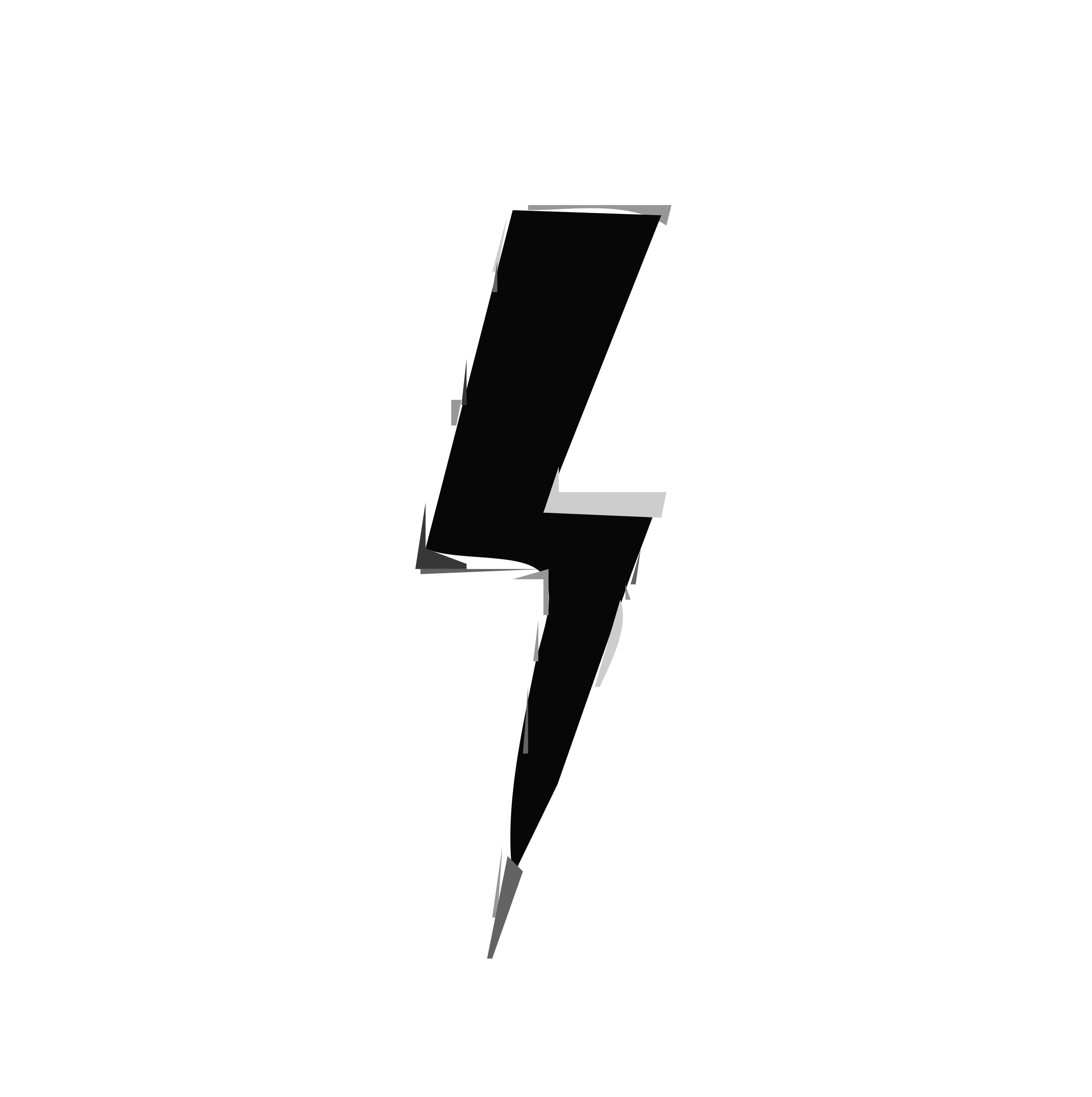 2390x2400 Lightning Bolt Vector Clipart Image