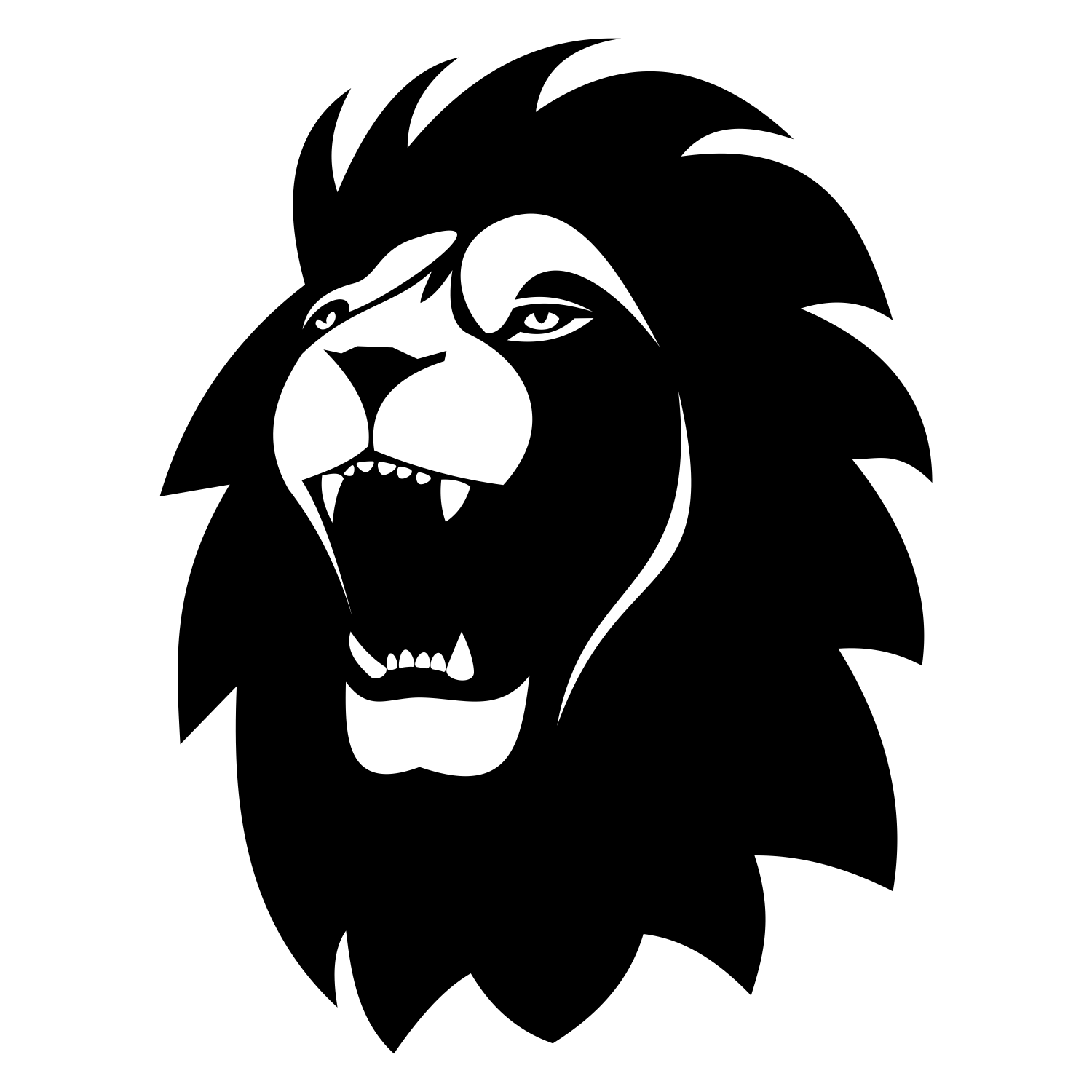 1500x1500 Vector For Free Use Lion Tattoo Vector