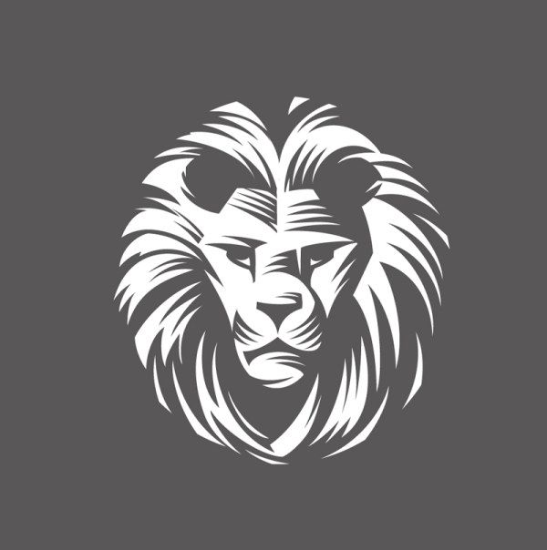 600x604 Free Lion Head Symbol