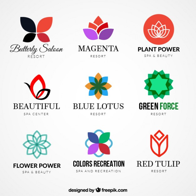 626x626 Set Of Free Logo Templates
