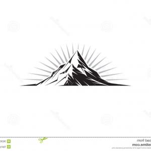 300x300 Photostock Vector Highlands Mountains Vector Silhouettes With Snow