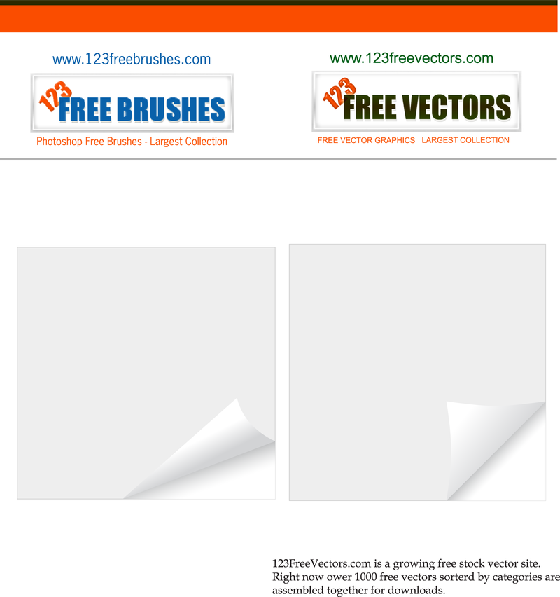 800x852 Page Curl Vector