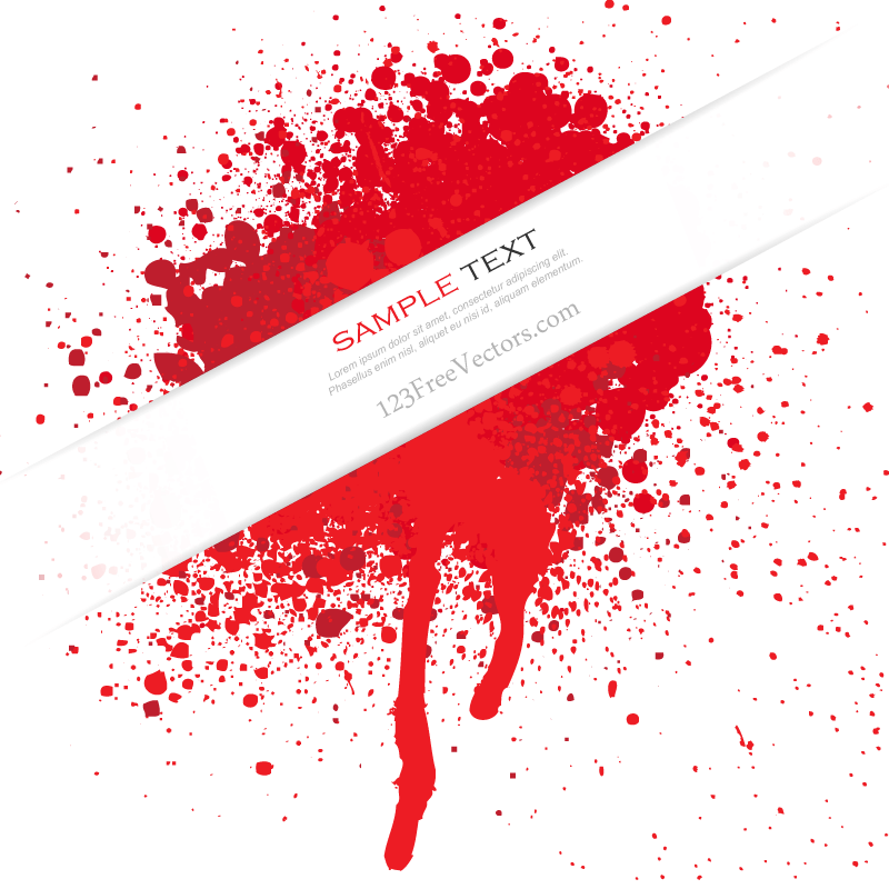 800x800 Blood Splatter Vector Free Download 123freevectors