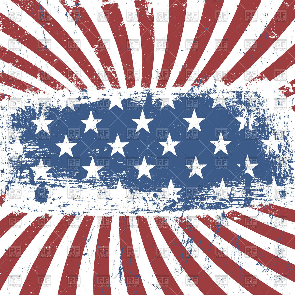 1200x1200 Grunge Patriotic American Background