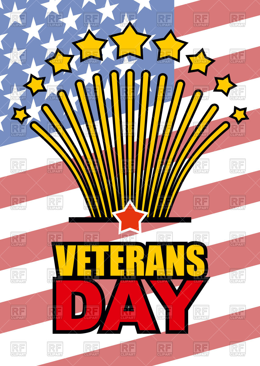 854x1200 Patriotic Banner With Text Veterans Day And Usa Flag Vector