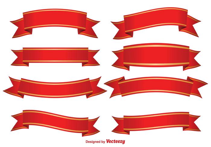 700x490 Red Decorative Banners