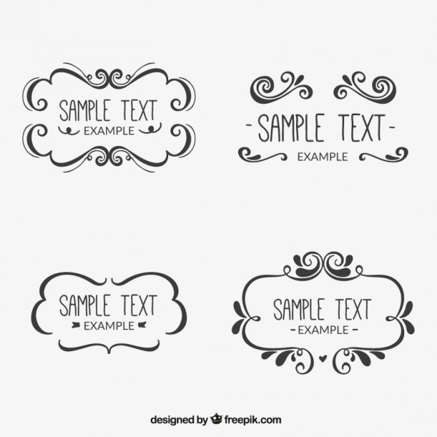 626x626 Ornamental Frames Vector Free Download