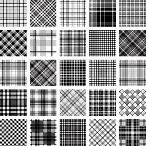 500x500 Plaid Fabric Patterns Seamless Vector 07 Free Download