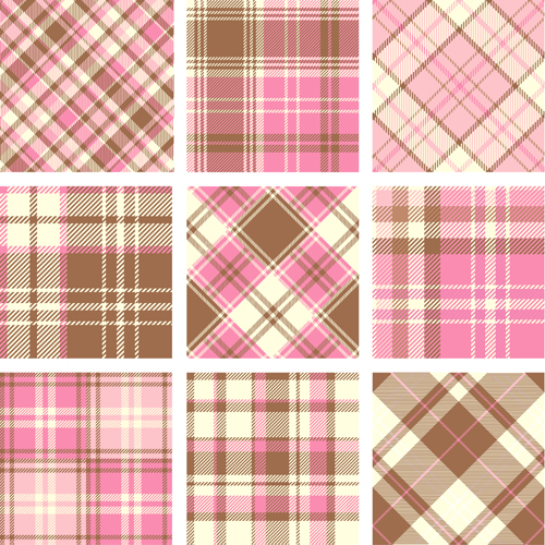 500x500 Plaid Fabric Patterns Seamless Vector 24 Free Download