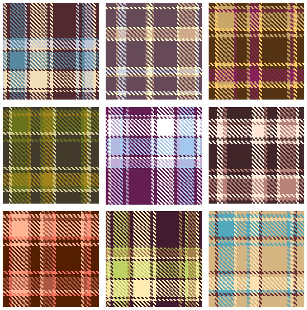 1000x1009 Free Vector Plaid Patterns 02 Vector Moe Khobbi