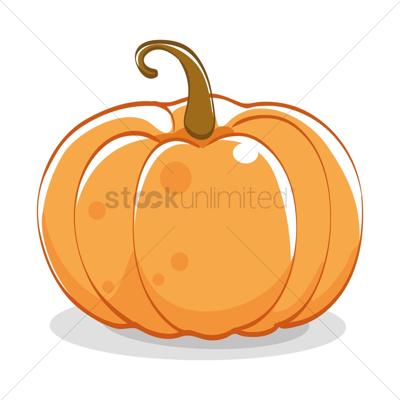 1300x1300 Free Pumpkin Vector Image