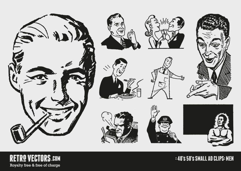 841x596 Free 50s Vectors Retro Toy Styles (Project 2, Ga)