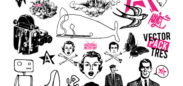 640x300 40 Retro Vector Resources