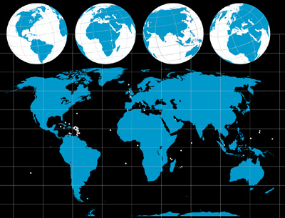 400x305 World Map Vector Free Download