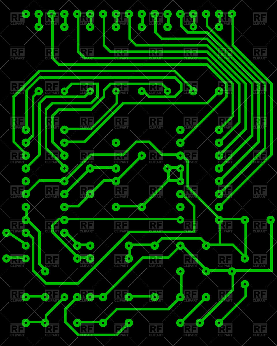 960x1200 Electric Circuit Vector Image Vector Artwork Of Backgrounds