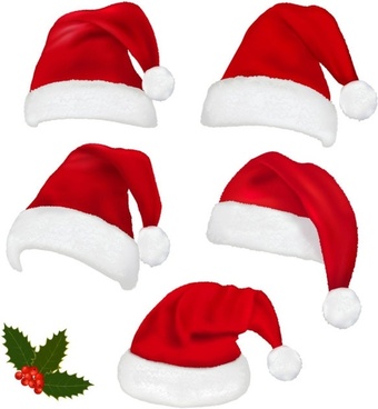 340x368 Vector Christmas Hat Free Vector Download (7,692 Free Vector) For