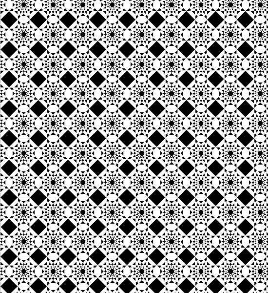 550x600 Black And White Free Geometric Abstract Seamless Vector Pattern