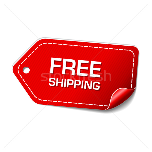 600x600 Free Shipping Red Vector Icon Design Vector Illustration Rizwan