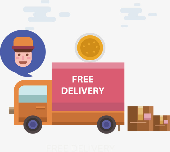 650x584 Free Shipping Logistics, Vector Material, Free Delivery, Free