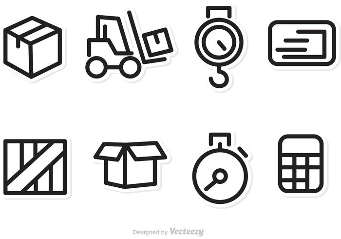 700x490 Logistics And Shipping Vector Icons
