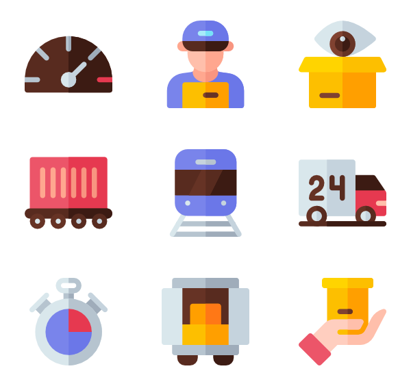 600x564 Shipping Icons