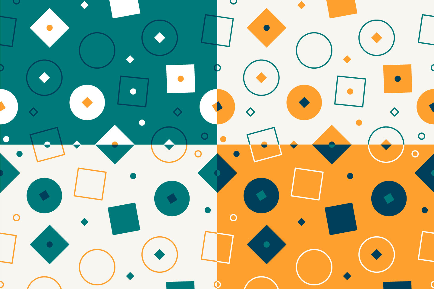 1440x960 Free Geometric Vector Pattern