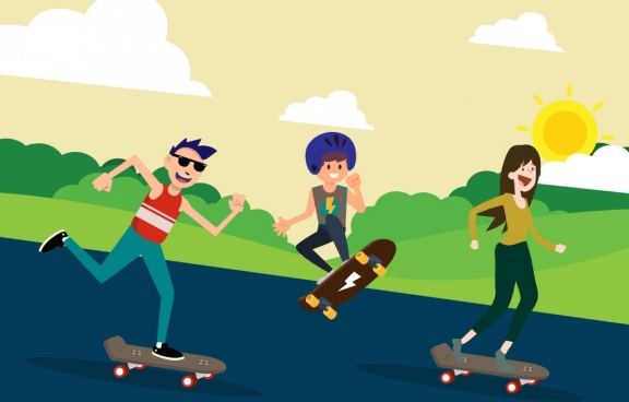 576x368 Free Skateboard Vector Images Free Vector Download (121 Free