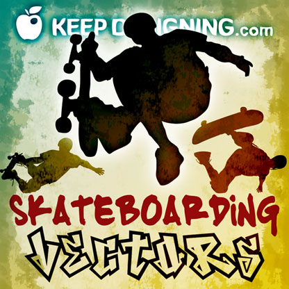 416x416 Keep Designingvector Art Free Clip Art Skateboarding Design
