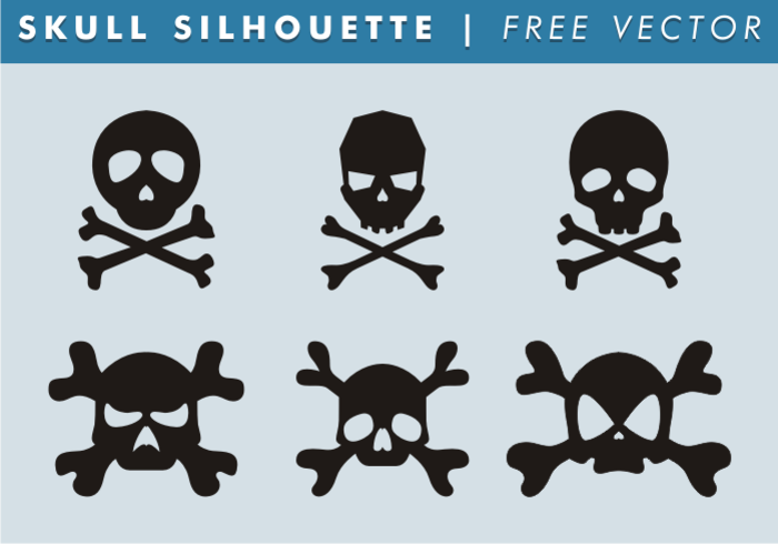 700x490 Skull Amp Bones Silhouette Free Vector