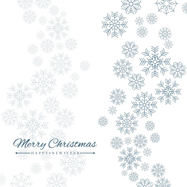 626x626 Simple White Background With Snowflakes Vector Free Download