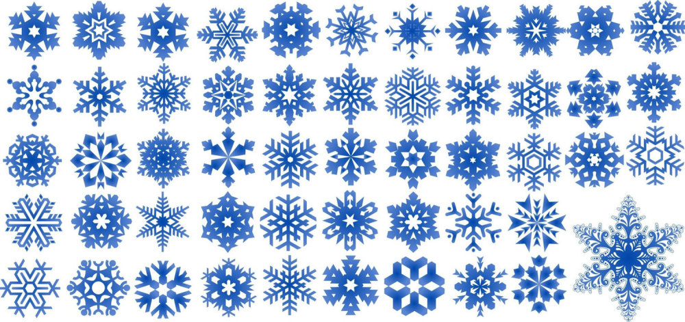 1000x471 20170711 162501 Snowflakes Vector Free Download
