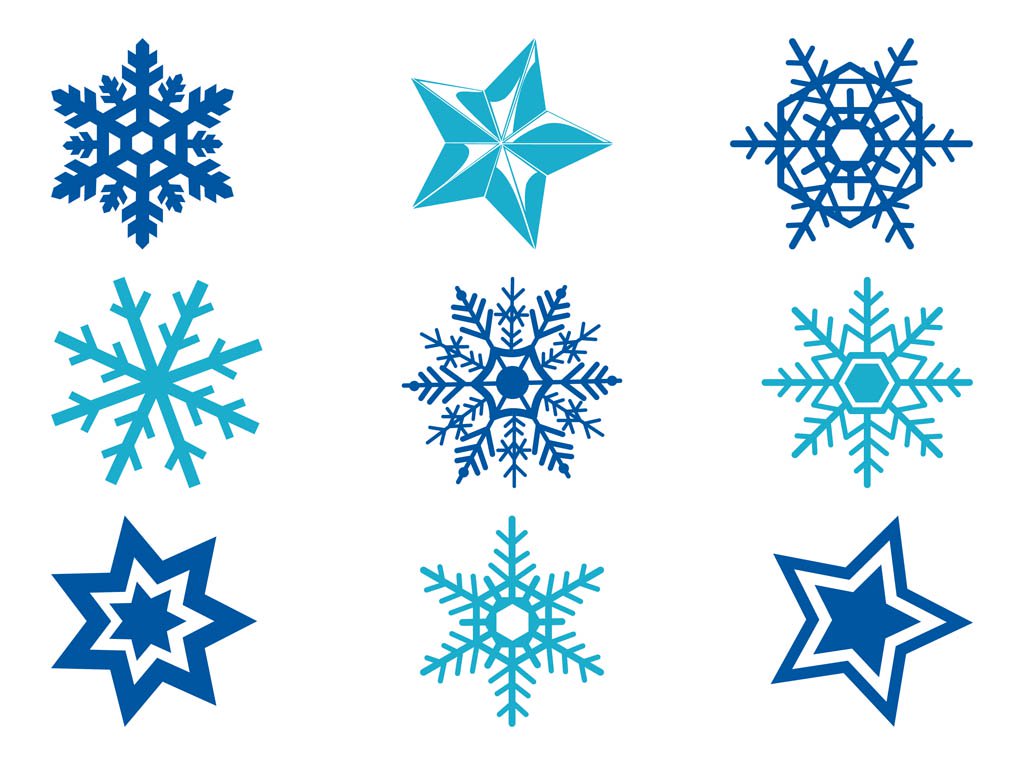 1024x765 Stars And Snowflakes Vector Art Amp Graphics