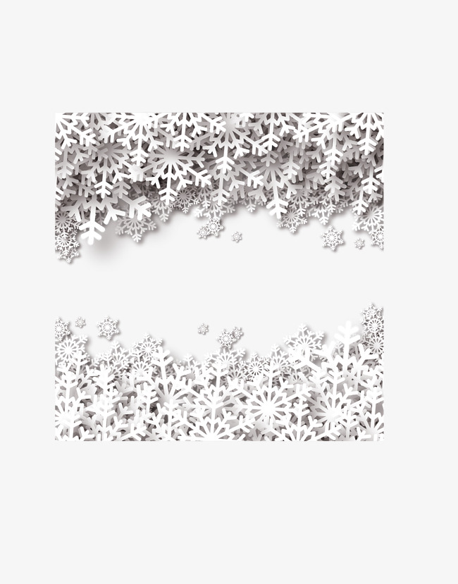 650x829 White Snowflakes Vector Art Background, Decorative Background