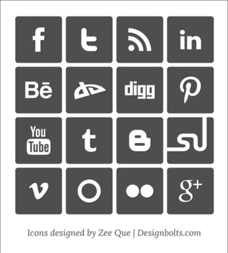 331x368 Free Social Media Icons Vector Free Vector Download (23,913 Free