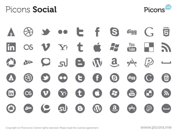 600x455 23 Free Vector Icon Packs For Social Media