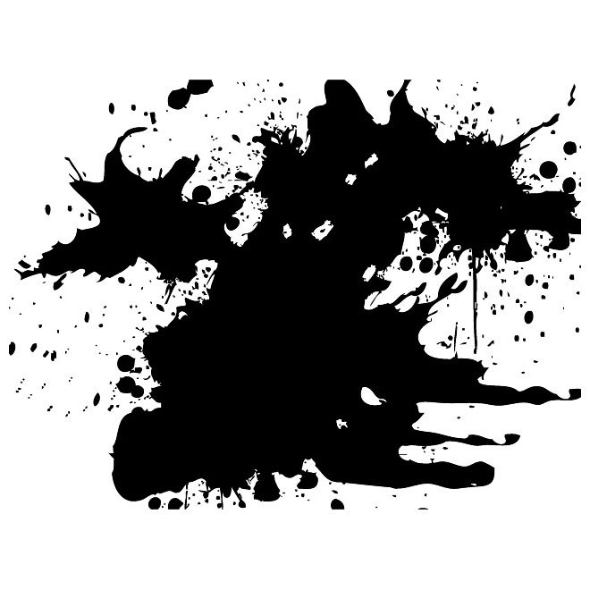 660x660 Grunge Ink Splatter Free Vector 123freevectors
