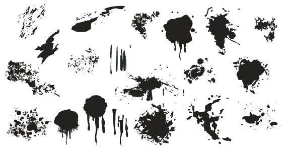 568x294 Paint Splatters Free Vector 123freevectors