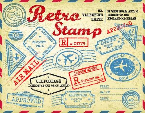 500x389 Grunge Travel Stamps Vector Graphics 01 Free Download