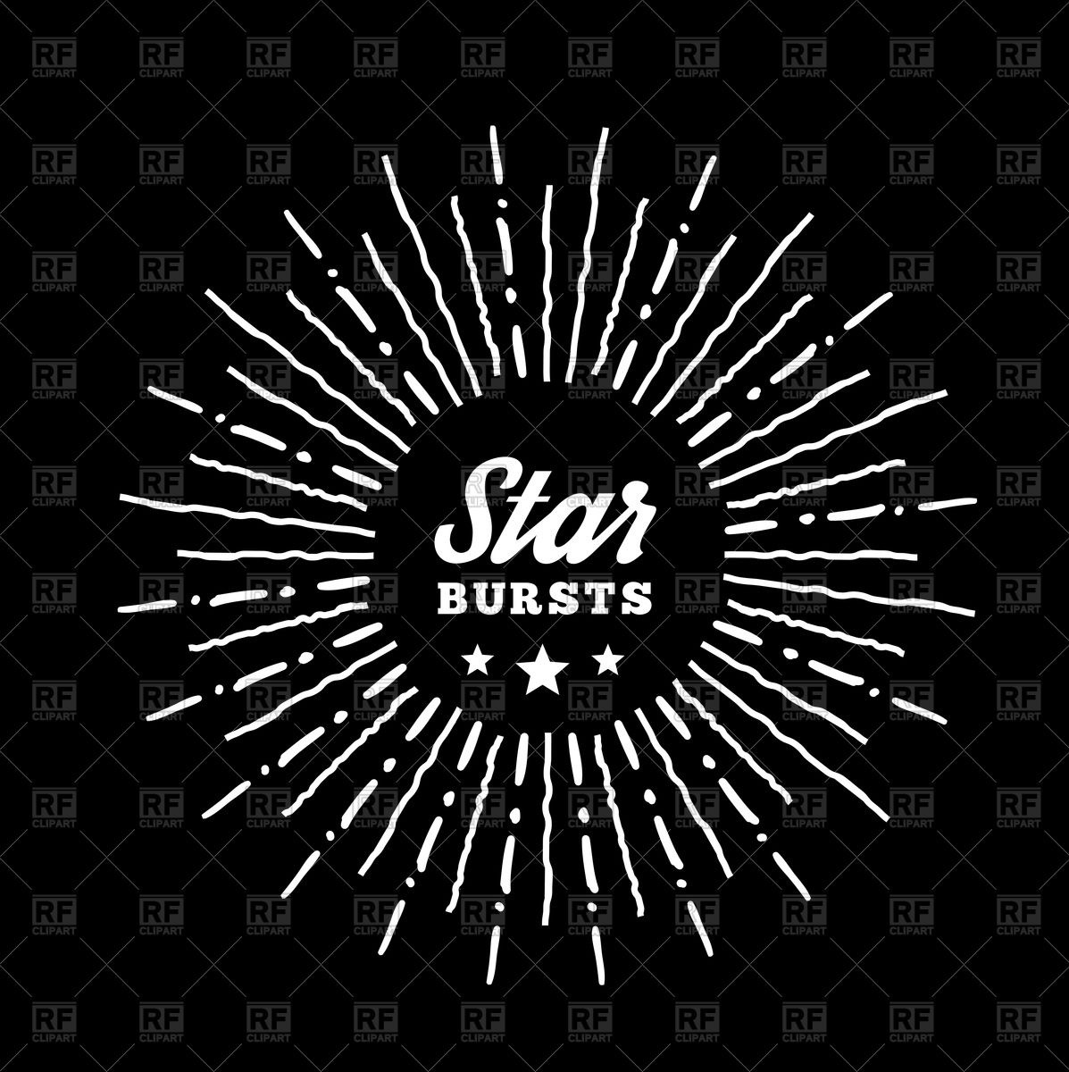1197x1200 Vintage Starburst With Ray Vector Image Vector Artwork Of