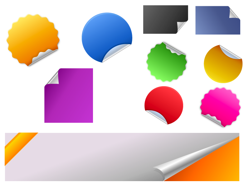 782x588 Vector Cartoon Caps U0026amp Stickers Free Vector 4vector