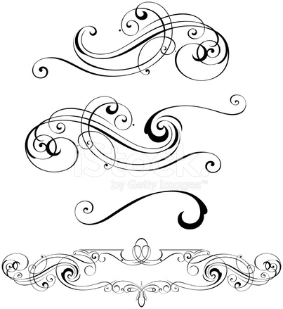 403x439 Scroll Designs Stock Vector