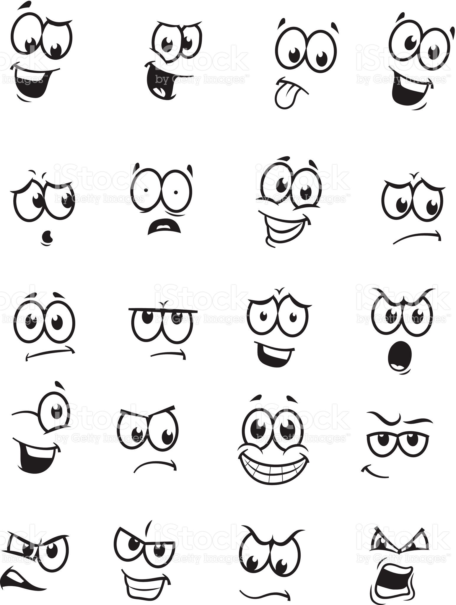 1544x2048 Vector Drawings Of Different Expressionsemotions. Ideas