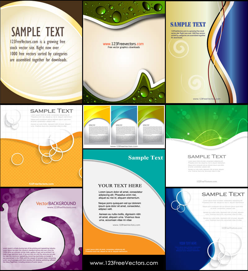 800x875 Brochure Templates Vectors Download Free Vector Art