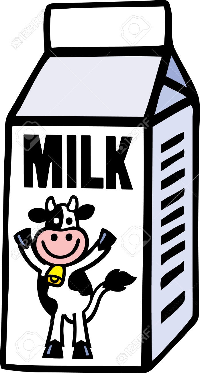 698x1300 Milk Clipart Milk Carton Design Stock Vector Illustration And