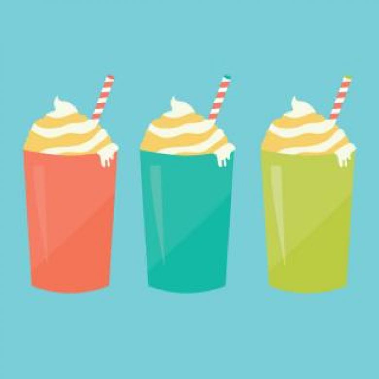 780x780 Sweet Drinks Vector Illustration