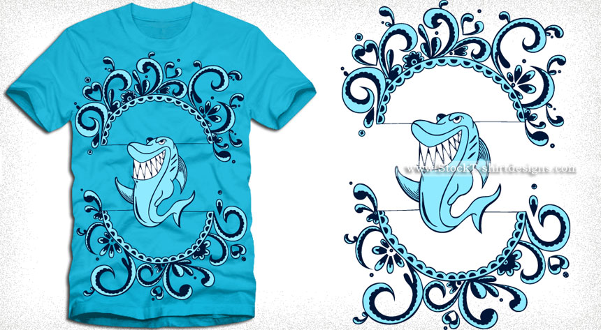 860x473 Shark T Shirt Design Vector Vector T Shirt Designs Ai Eps