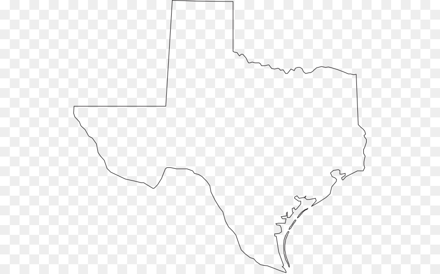 900x560 Texas Vector Map Clip Art