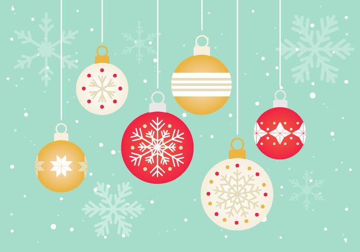 700x490 Vector Christmas Ornaments