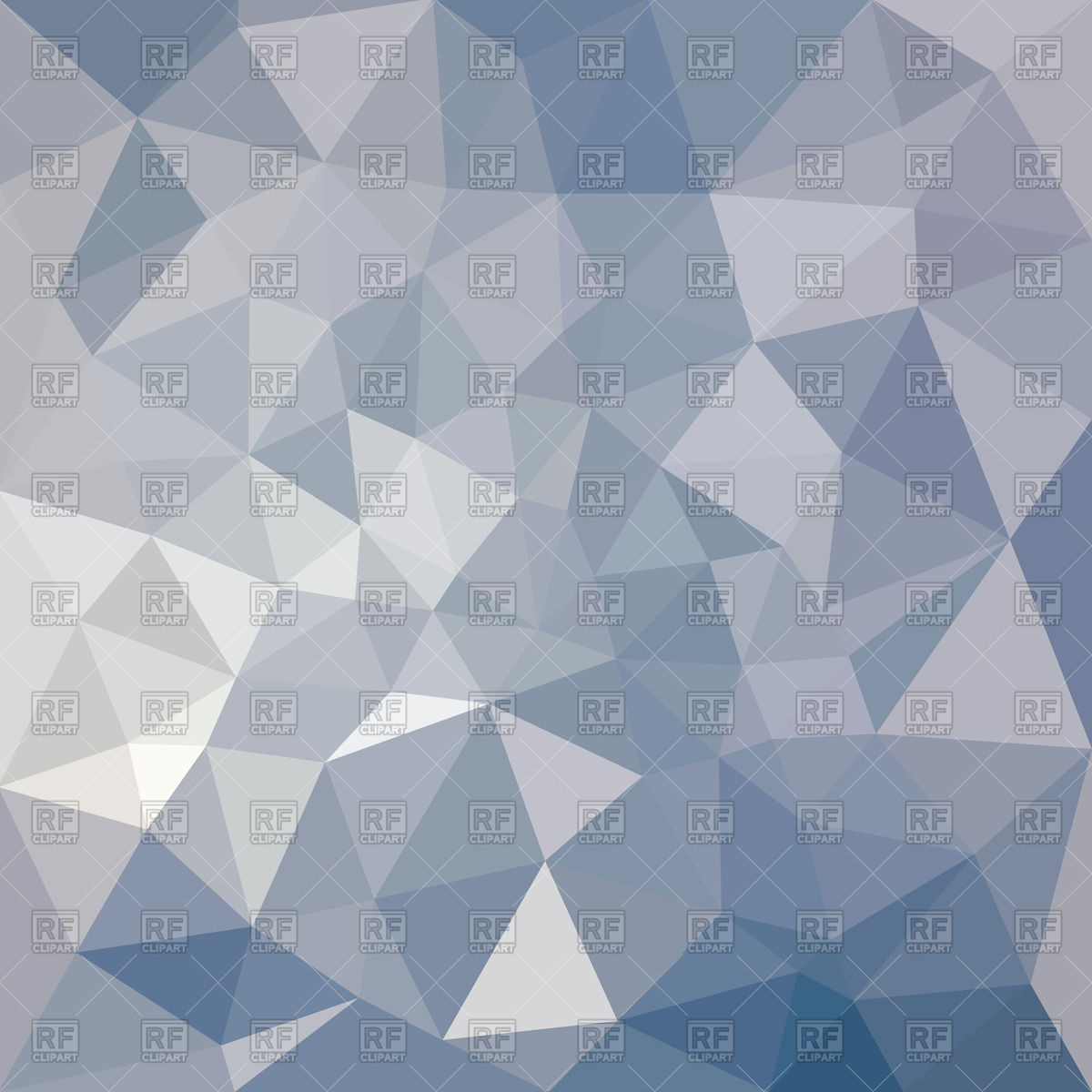 1200x1200 Blue Polygonal Background